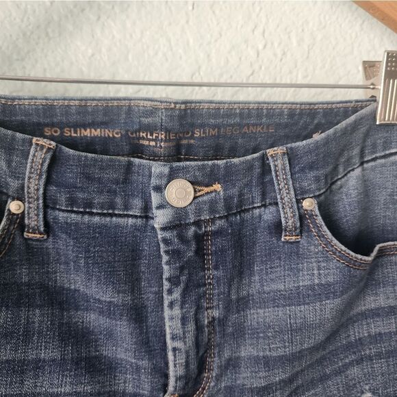 Chico's distressed raw hem jeans - Picture 6 of 16